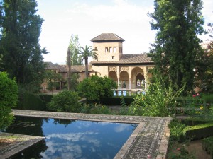 pavillon des femmes dans l'Alhambra de Grenade