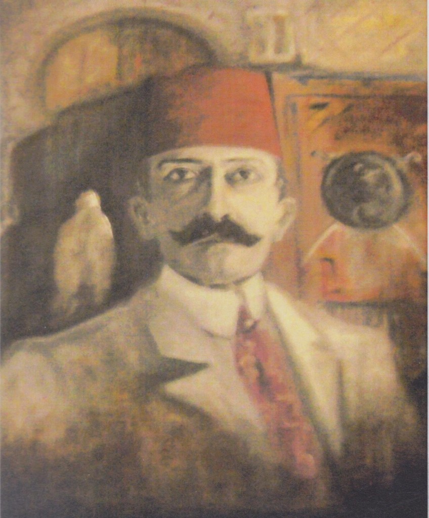 22 - Portrait inédit de Pierre Loti (collection particulière) sans doute exécuté dans l'entre-deux-guerres et signé Roland Michel.