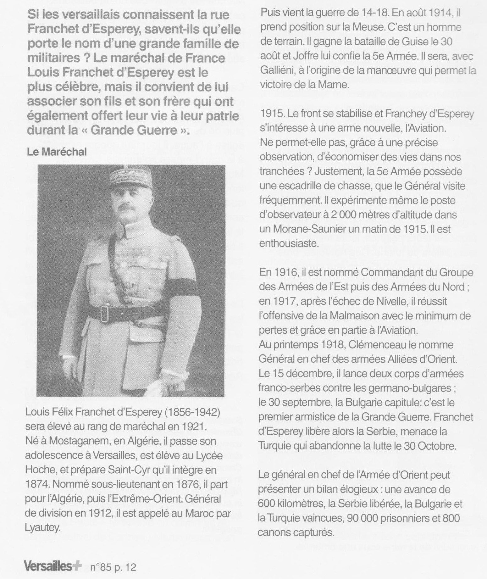 Les Franchet d'Esperey