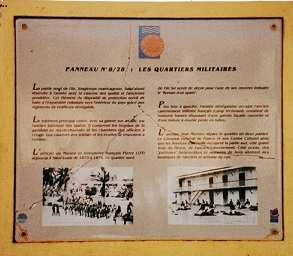 Panneau Les quartiers militaires - JX1953