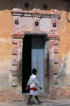 Porte Sénégalaise avec personnage - JX1953