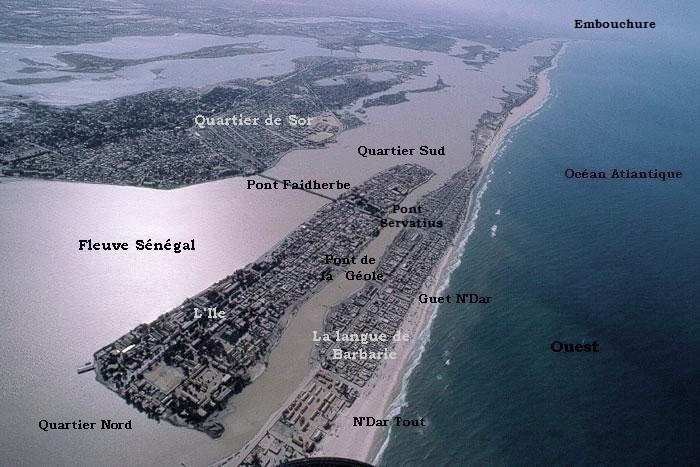 Vue aérienne de Dakar - JX1953
