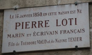 plaque maison natale LOTI - JX1953