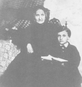 Grand'tante Lalie (Rosalie texier) et Pierre Loti enfant - Rochefort vers 1855 - 2