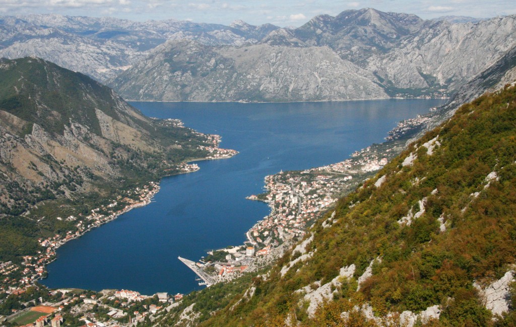 La baie de Kotor où loti séjourna avec son escadre le temps d'aller lutiner Pasquala