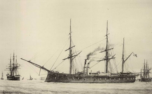La Thetis (corvette-cuirassée) 1865