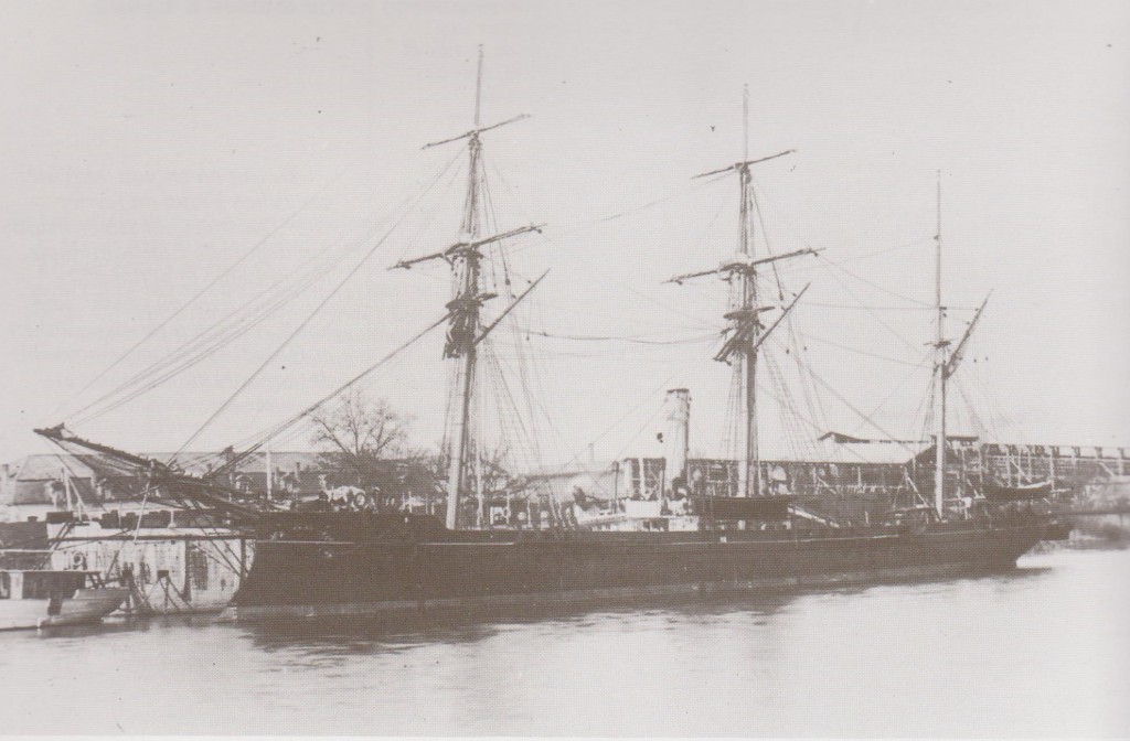 Le Bouvet aviso à voiles et à vapeur