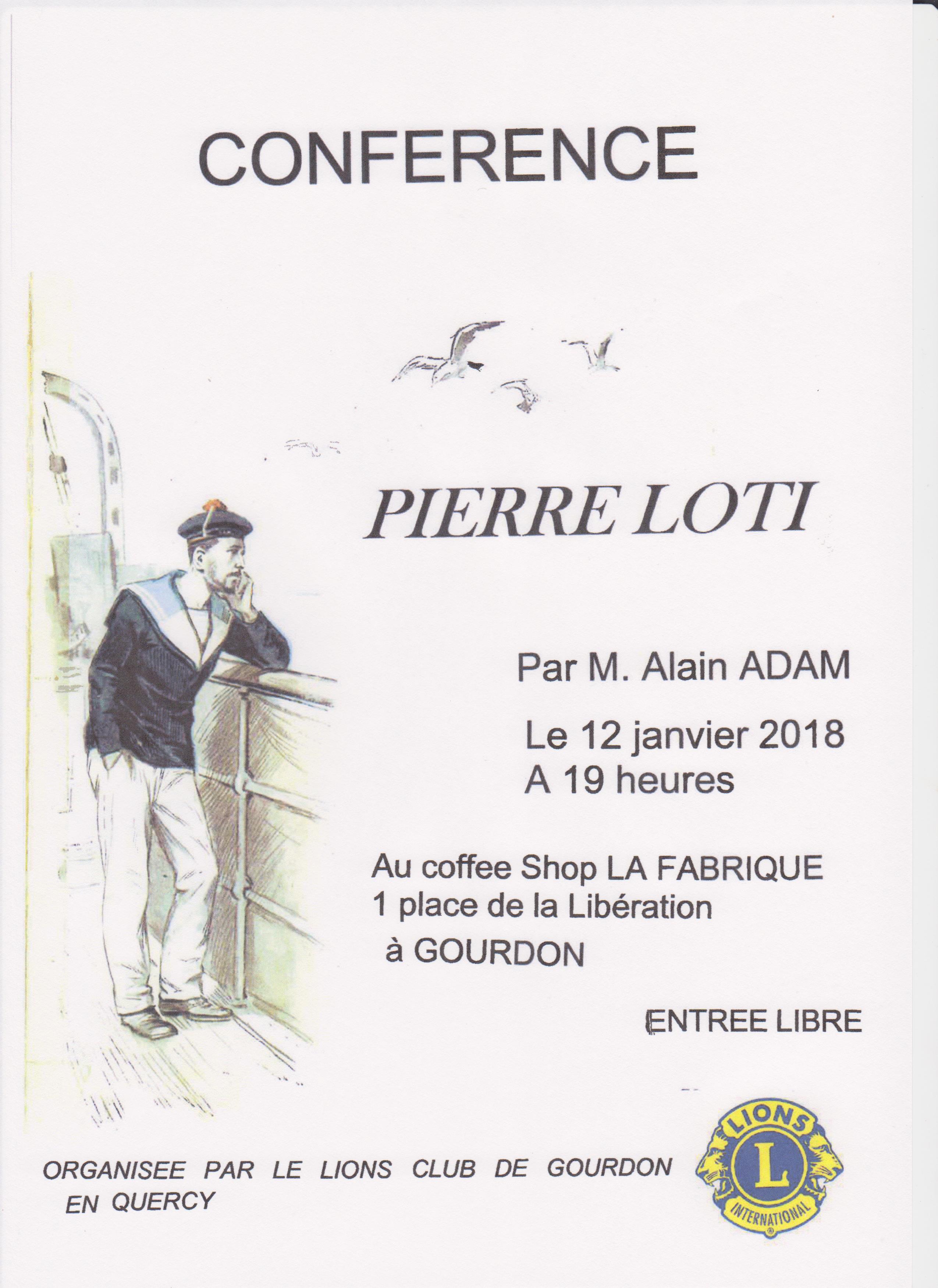 conf. Loti à Gourdon