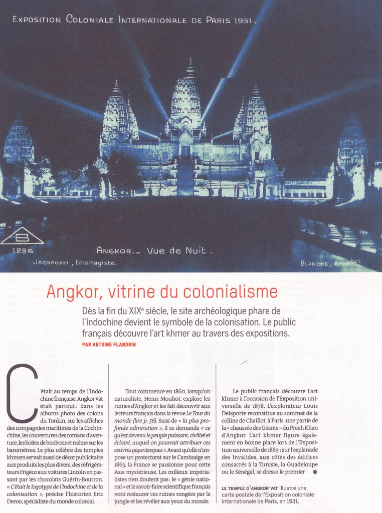 Angkor-vitrine colonialisme