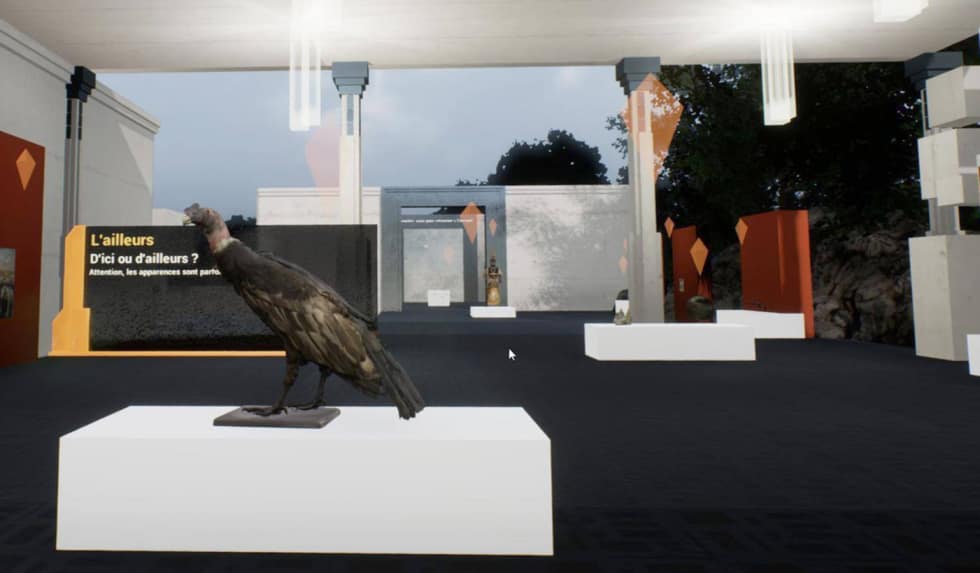 Certaines pièces exposées dans le musée 3D...