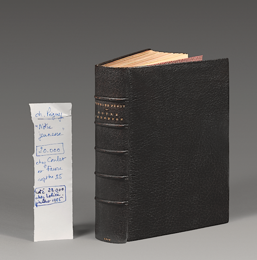 les-fameux-petits-papillons-sur-lesquels-francois-mitterrand-notait-le-prix-exemplaire notre-jeunesse-de-peguy