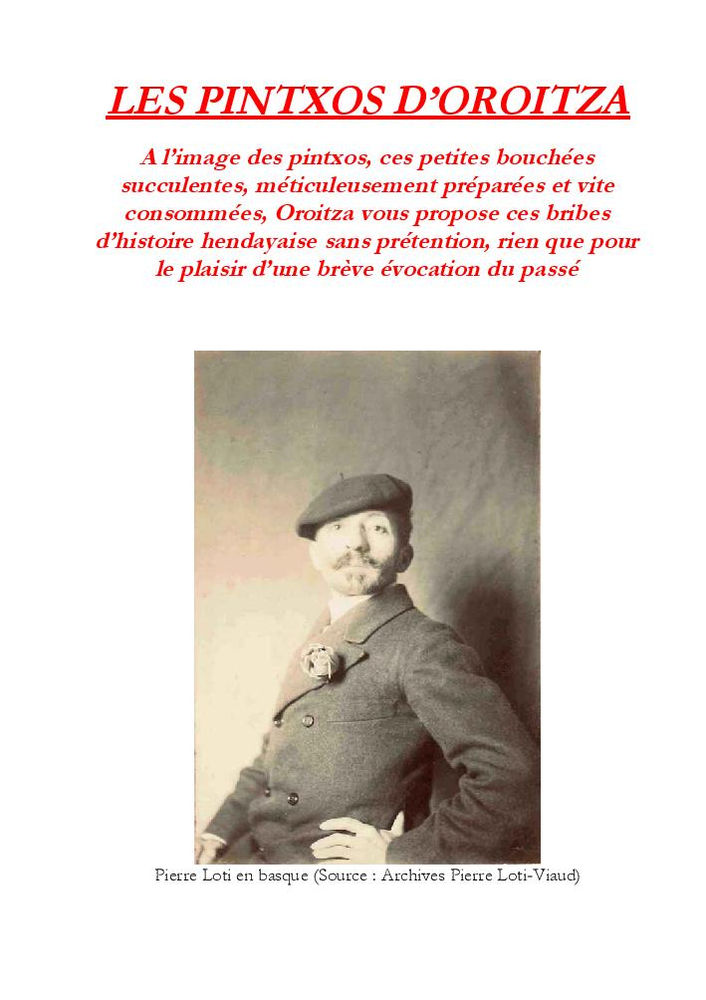 Les pintxos d'Oroitza