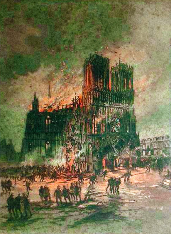 Cathédrale de Rennes par Fraipont