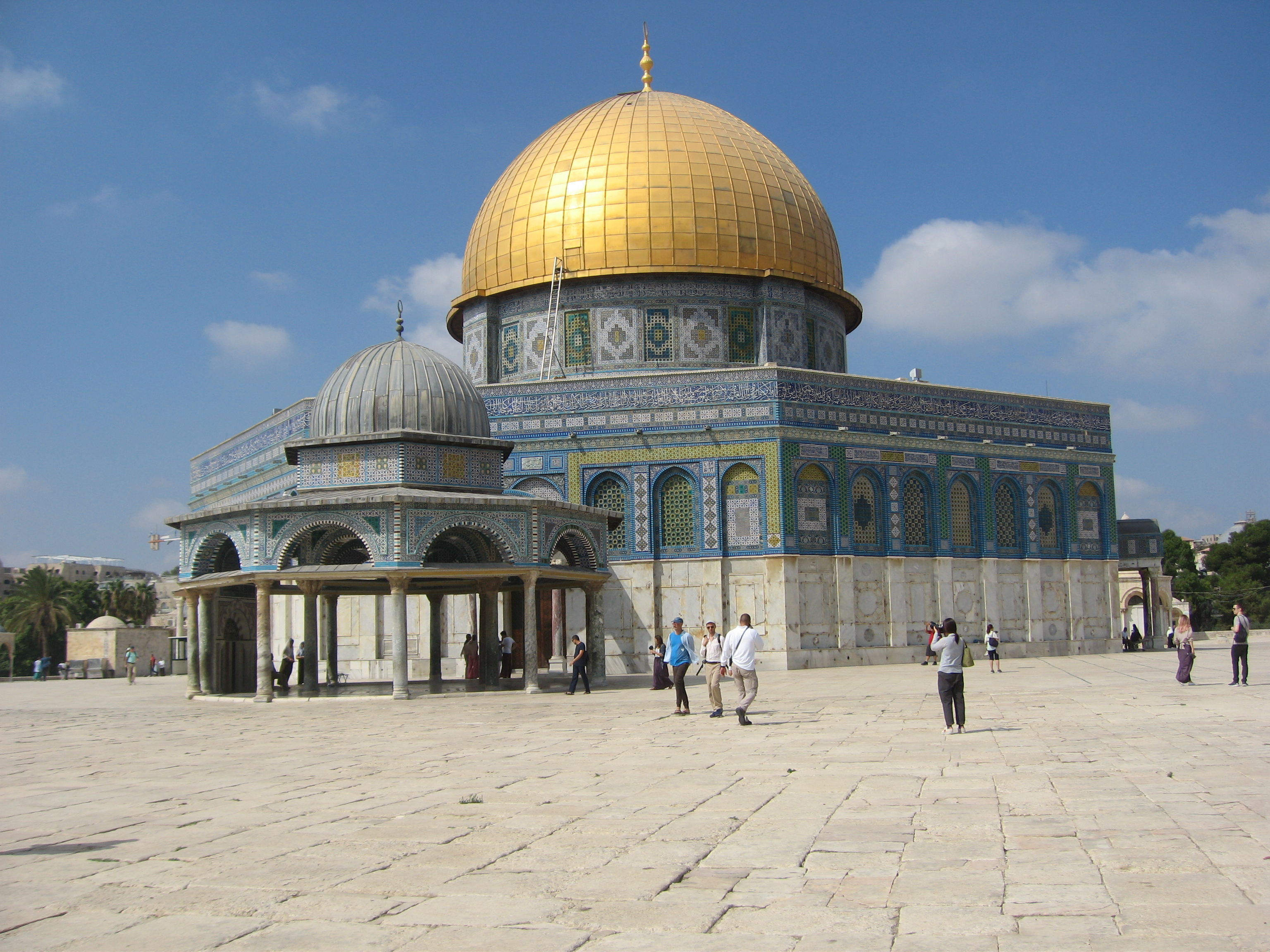 13-Le Dôme du Rocher sur l'Esplanade des Mosquées