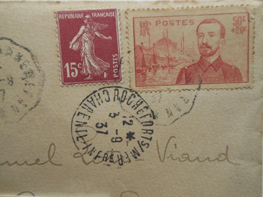 Enveloppe adressée à Samuel