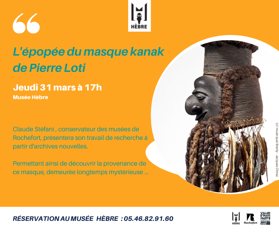 masque Kanak - Pierre Loti