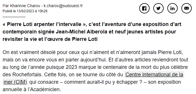 2-Loti et Art contemporain CIM