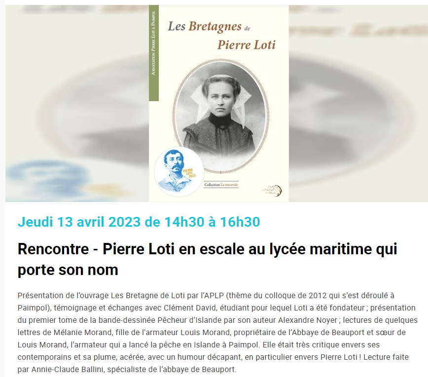 1-Rencontre Lycée maritime 13 avril 2023