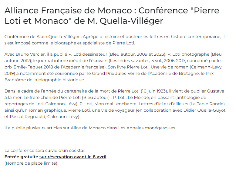 2-Pierre Loti et Monaco