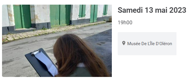 2-Spectacle La Classe, L'oeuvre Oléron, Sur Les Pas De Pierre Loti à Saint Pierre d'Oleron le 13 mai 2023