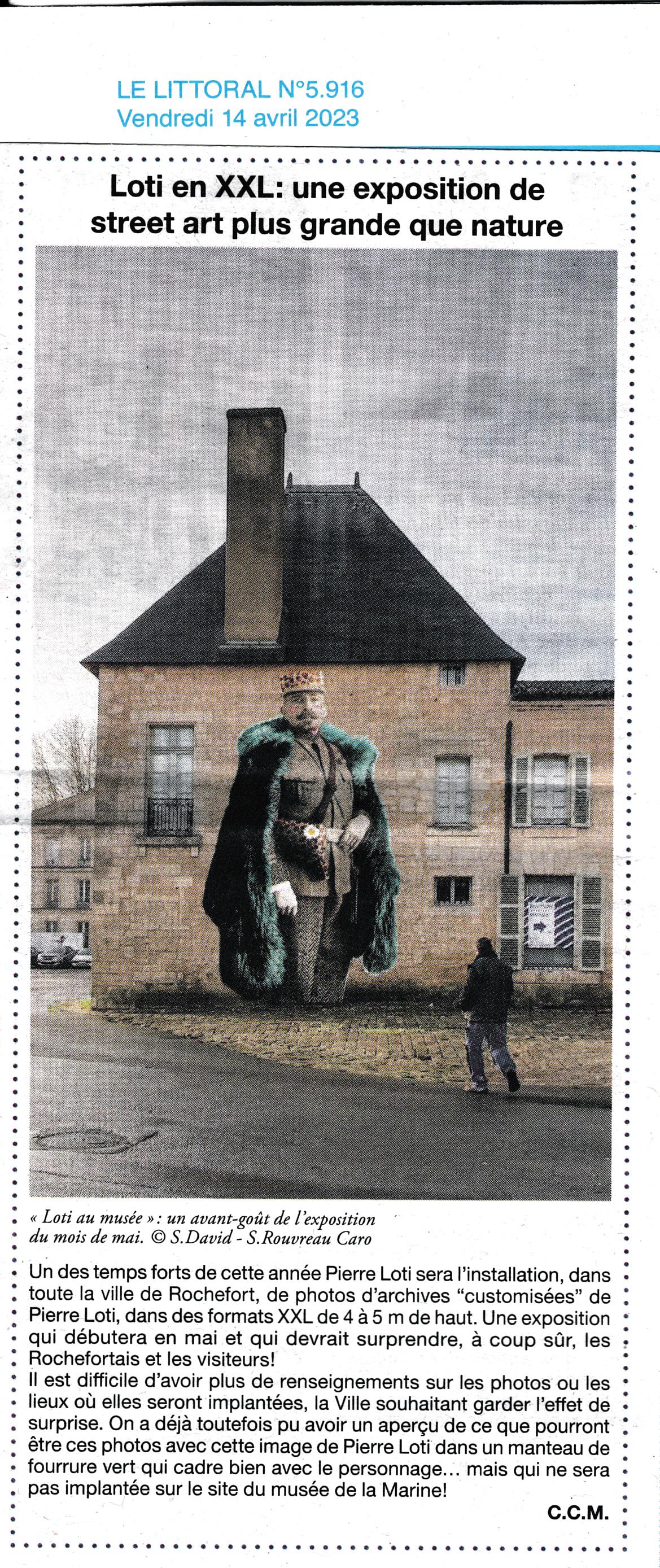 LITTORAL 14.4.23 STREET ART LOTI ROCHEFORT
