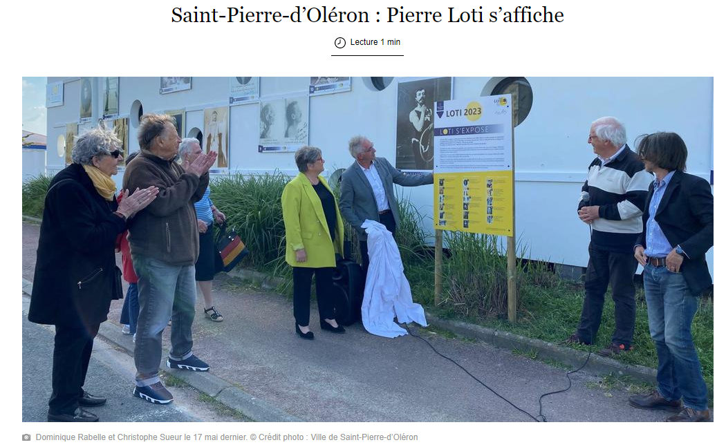 1-Loti s'affiche Oléron