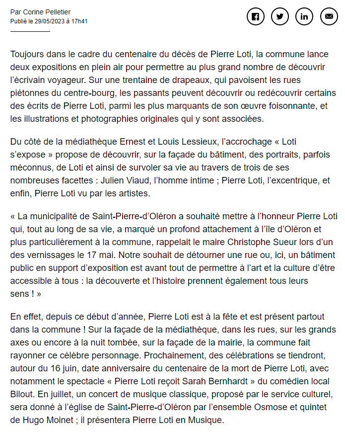 2-Loti s'affiche Oléron