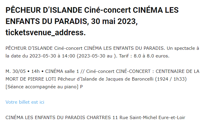 Ciné pêcheurs Chartres