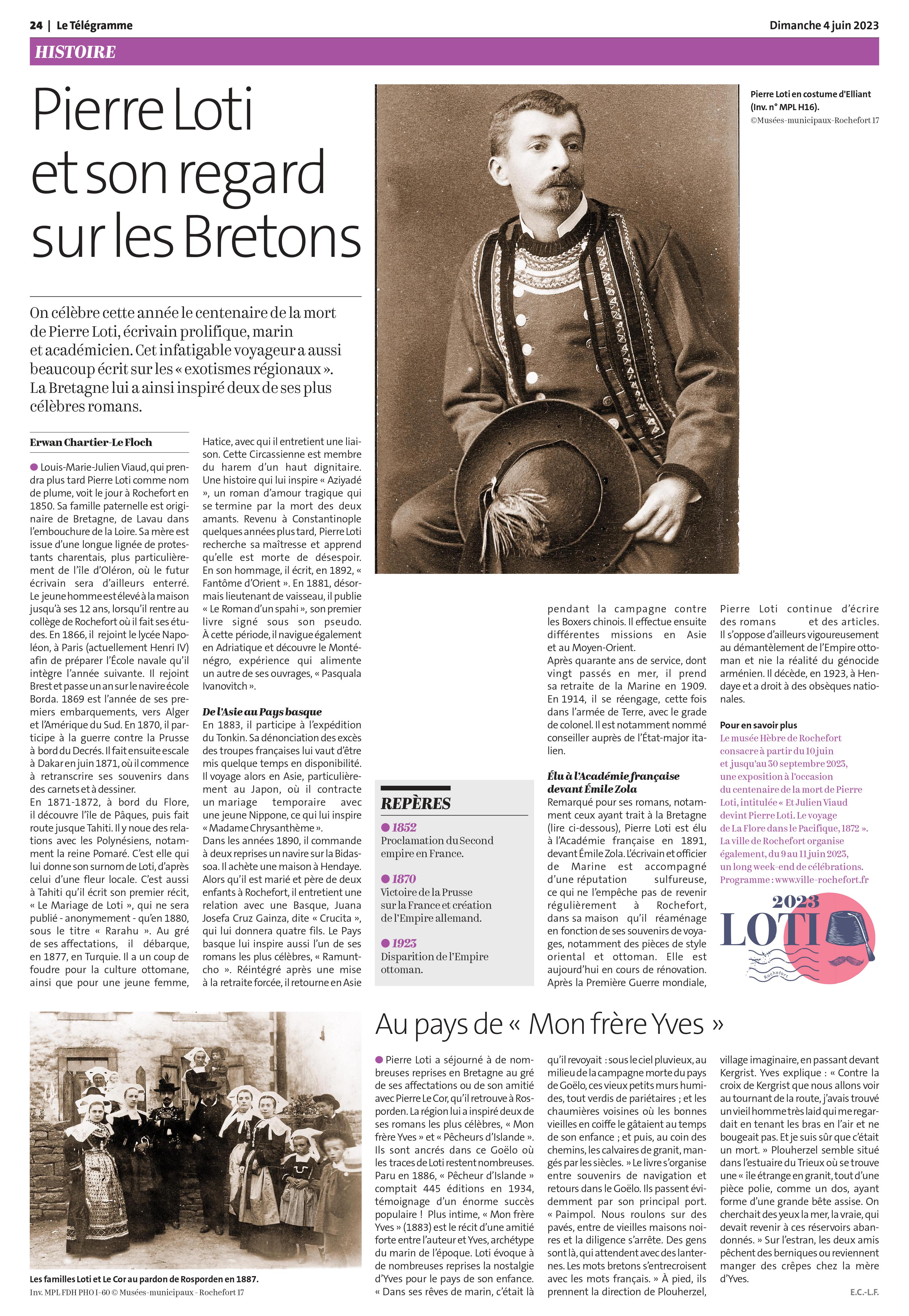 Loti regards bretons