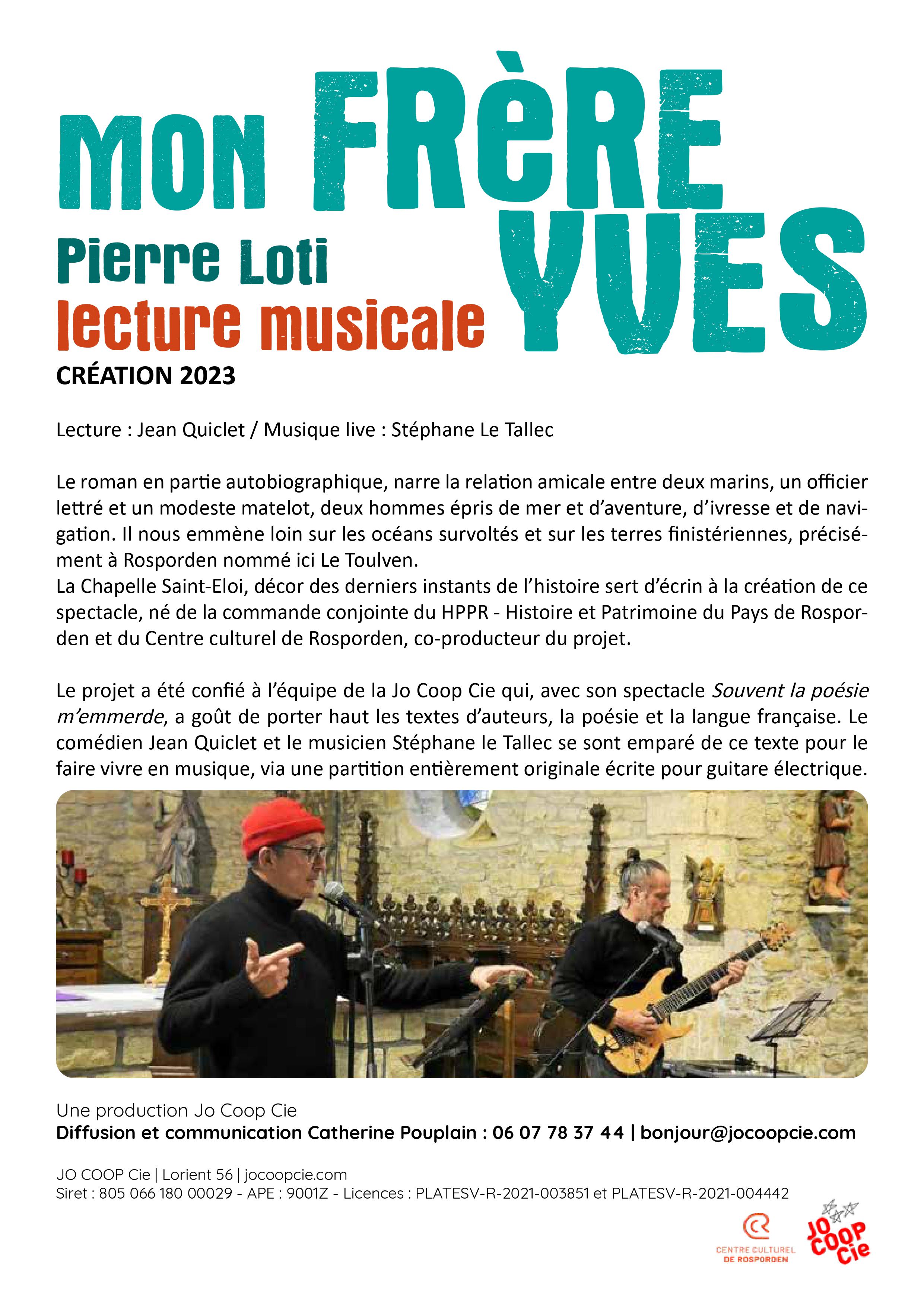 Lecture Mon frère Yves - Rosporden, 100623