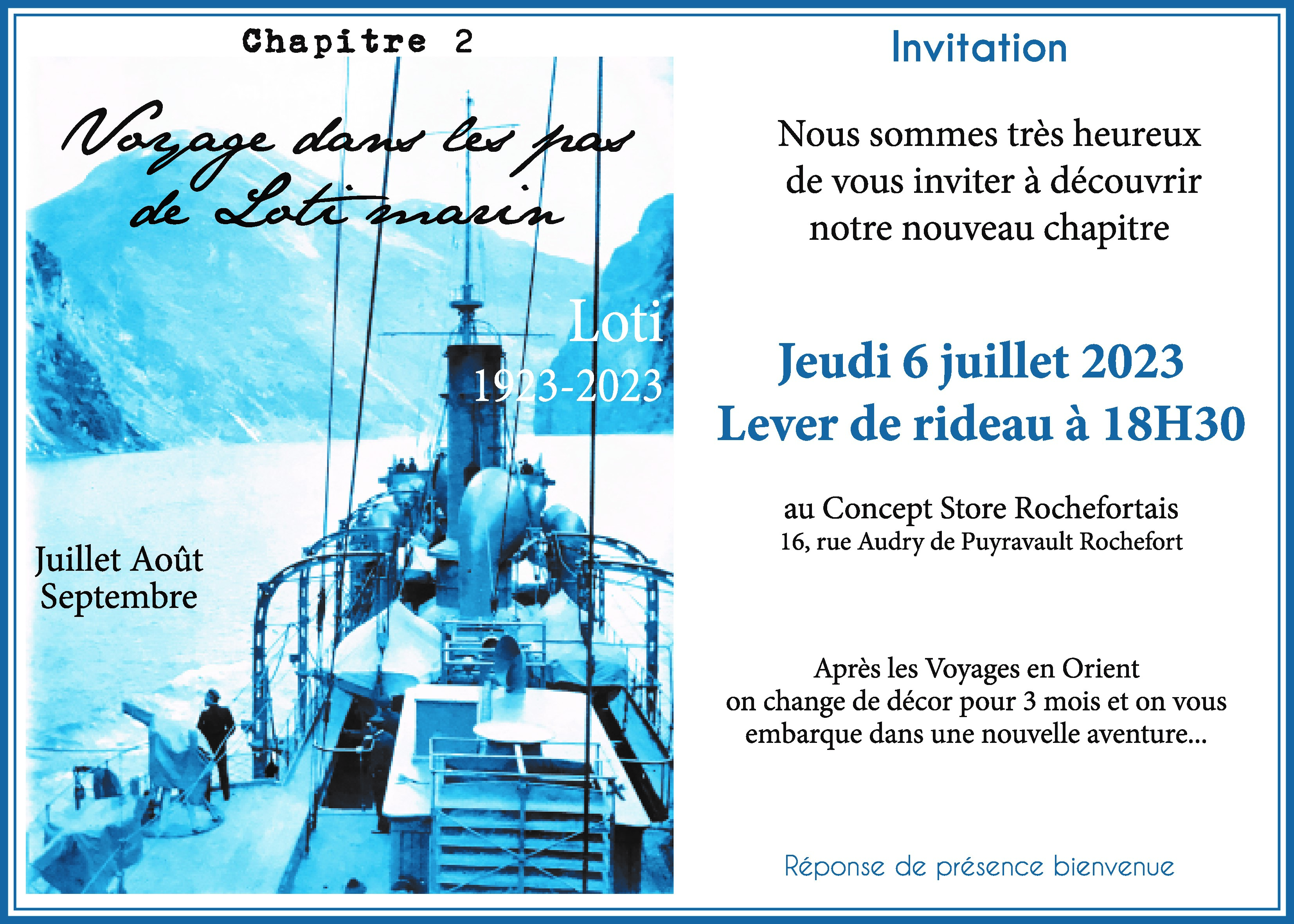 Voyage pas Loti marin