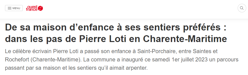 1-pas Pierre Loti 17 -Ouest France