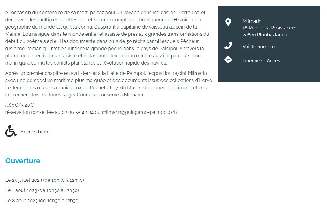 2-visite guidée Milmarin